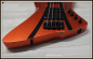 Preview: Sandberg Forty Eight VM4 Ebony, Hardcore Aged Reserve Orange Metallic/Black Stripes